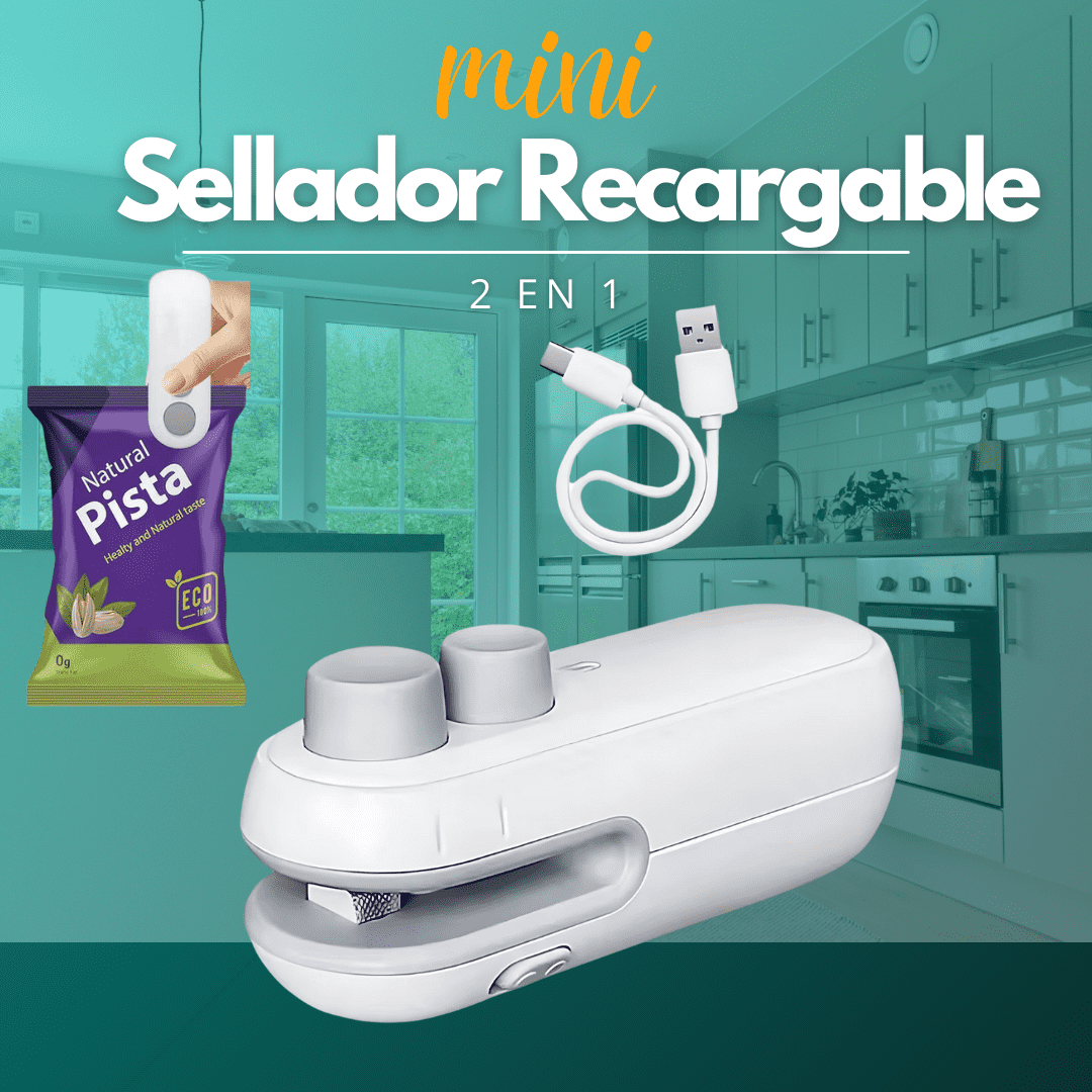 Mini Sellador De Bolsas Recargable